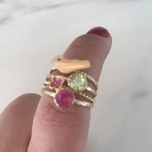 Set of Four Stackable Rings